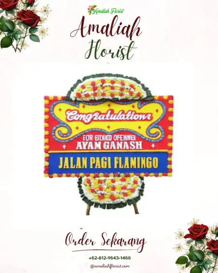 Sewa Papan Bunga Pangkalan Lada