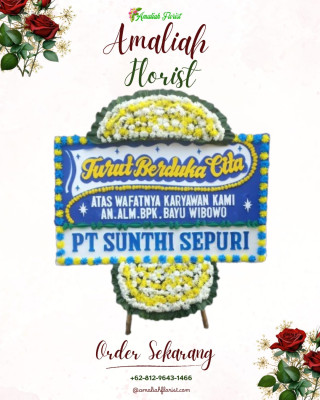 Papan Bunga Duka di Pangkalan Lada